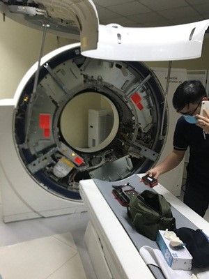 Sửa chữa máy chụp cắt lớp 128 lát cắt (Model Somatom Definition AS)